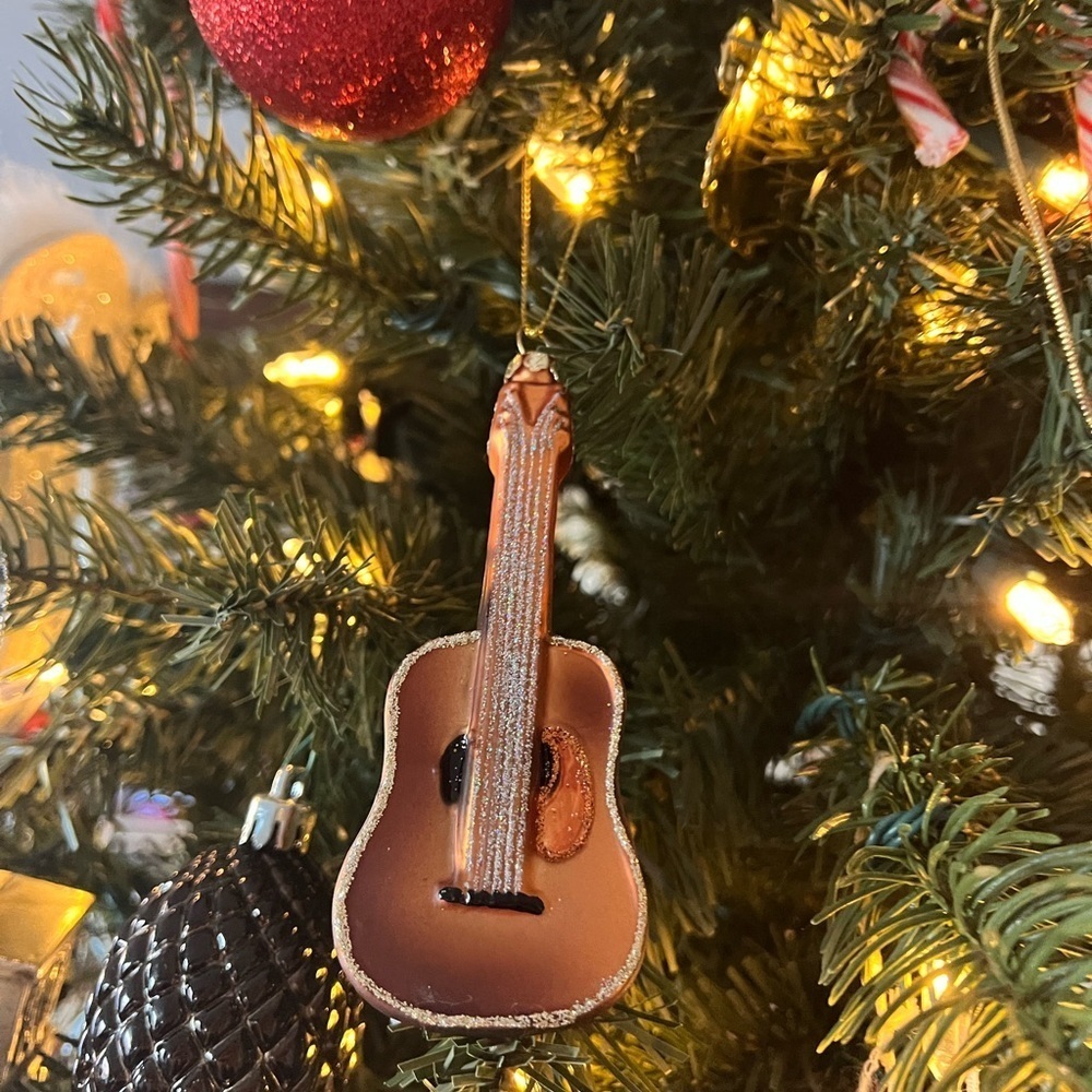 Guitar Christmas Ornament